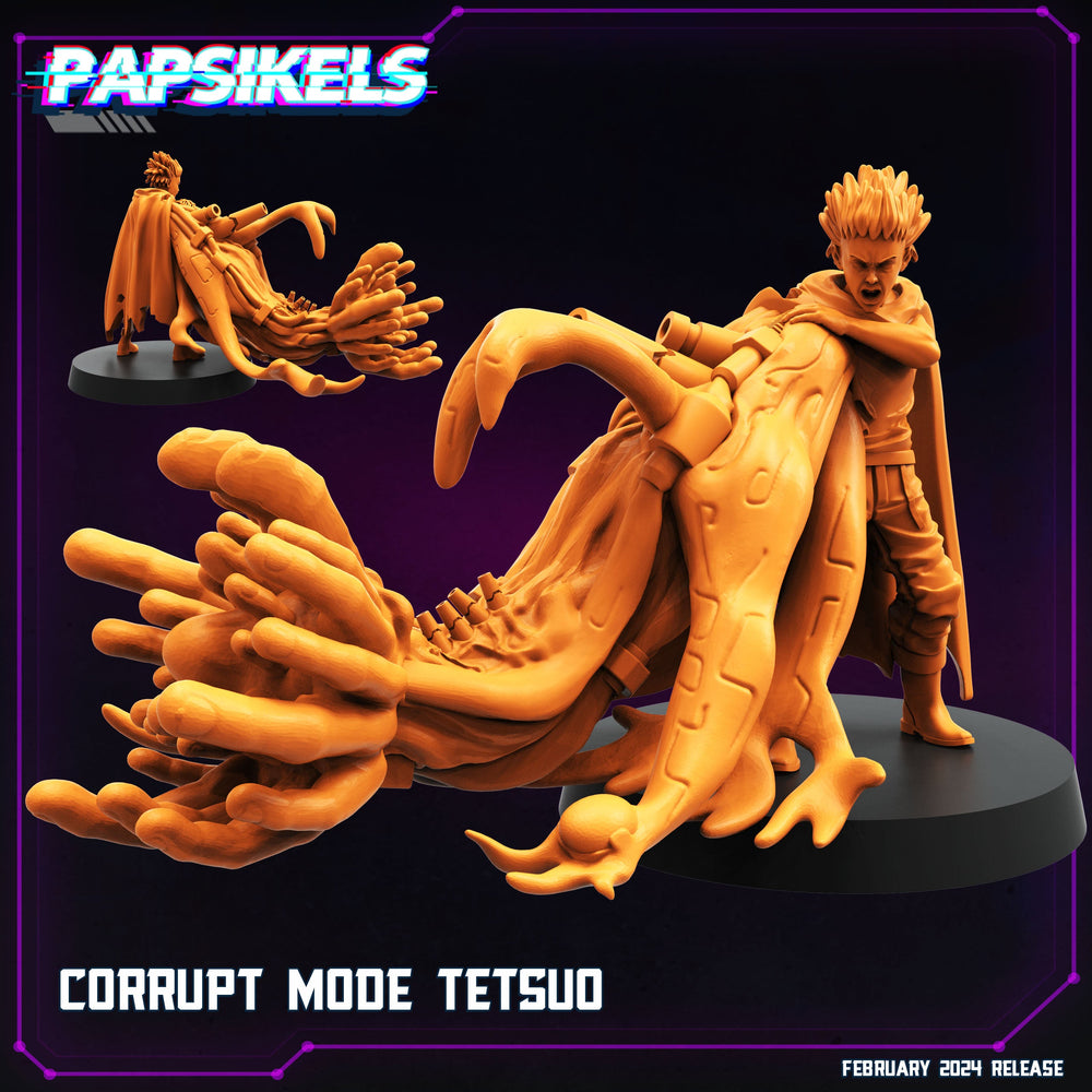3D Printed Papsikels Corrupt Mode Tetsuo February 2025 Cyberpunk 28mm 32mm (Online Only)