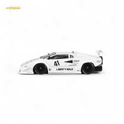 Mini-GT Lamborghini Countach LB-WORKS White 2024 Tokyo Auto Salon 1:64 MGT00966 (ONLINE ORDER ONLY)