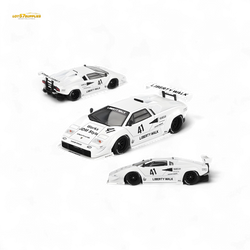 Mini-GT Lamborghini Countach LB-WORKS White 2024 Tokyo Auto Salon 1:64 MGT00966 (ONLINE ORDER ONLY)