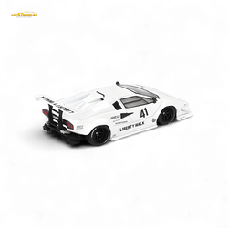 Mini-GT Lamborghini Countach LB-WORKS White 2024 Tokyo Auto Salon 1:64 MGT00966 (ONLINE ORDER ONLY)