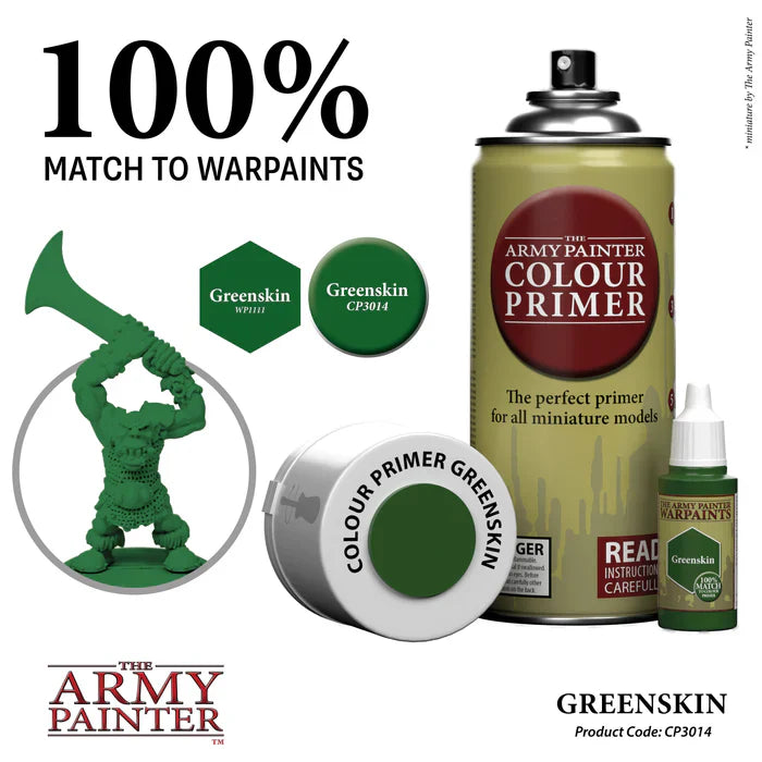 Army Painter Colour Primer: Greenskin (ONLINE ORDER ONLY)