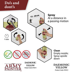 Army Painter Colour Primer: Daemonic Yellow (ONLINE ORDER ONLY)