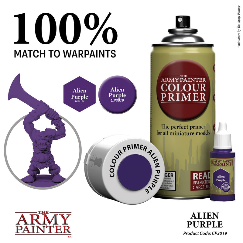Army Painter Colour Primer: Alien Purple (ONLINE ORDER ONLY)