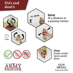 Army Painter Colour Primer: Gun Metal (ONLINE ORDER ONLY)