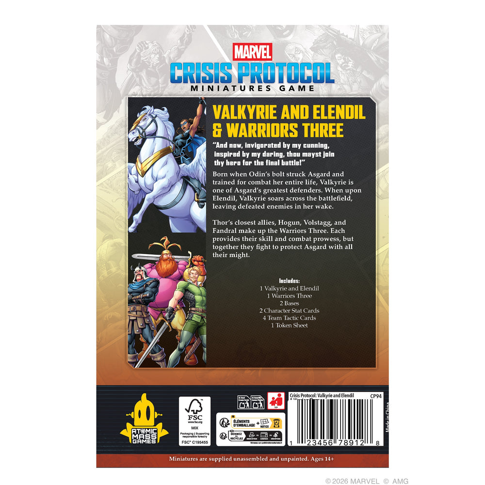 Marvel Crisis Protocol: Valkyrie on Elendil & Warriors Three