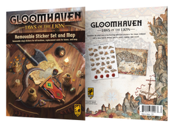 Gloomhaven: Jaws of the Lion - Removable Sticker Set & Map (ONLINE ORDER ONLY)
