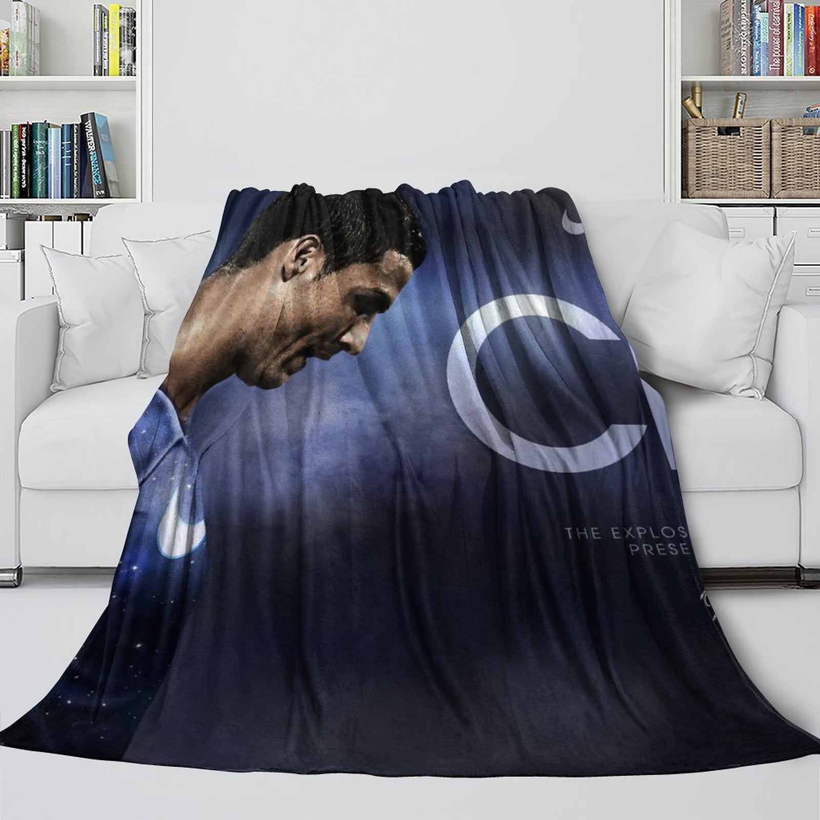 CR7 Cristiano Ronaldo Blanket Flannel Throw Room Decoration (Online Order Only)