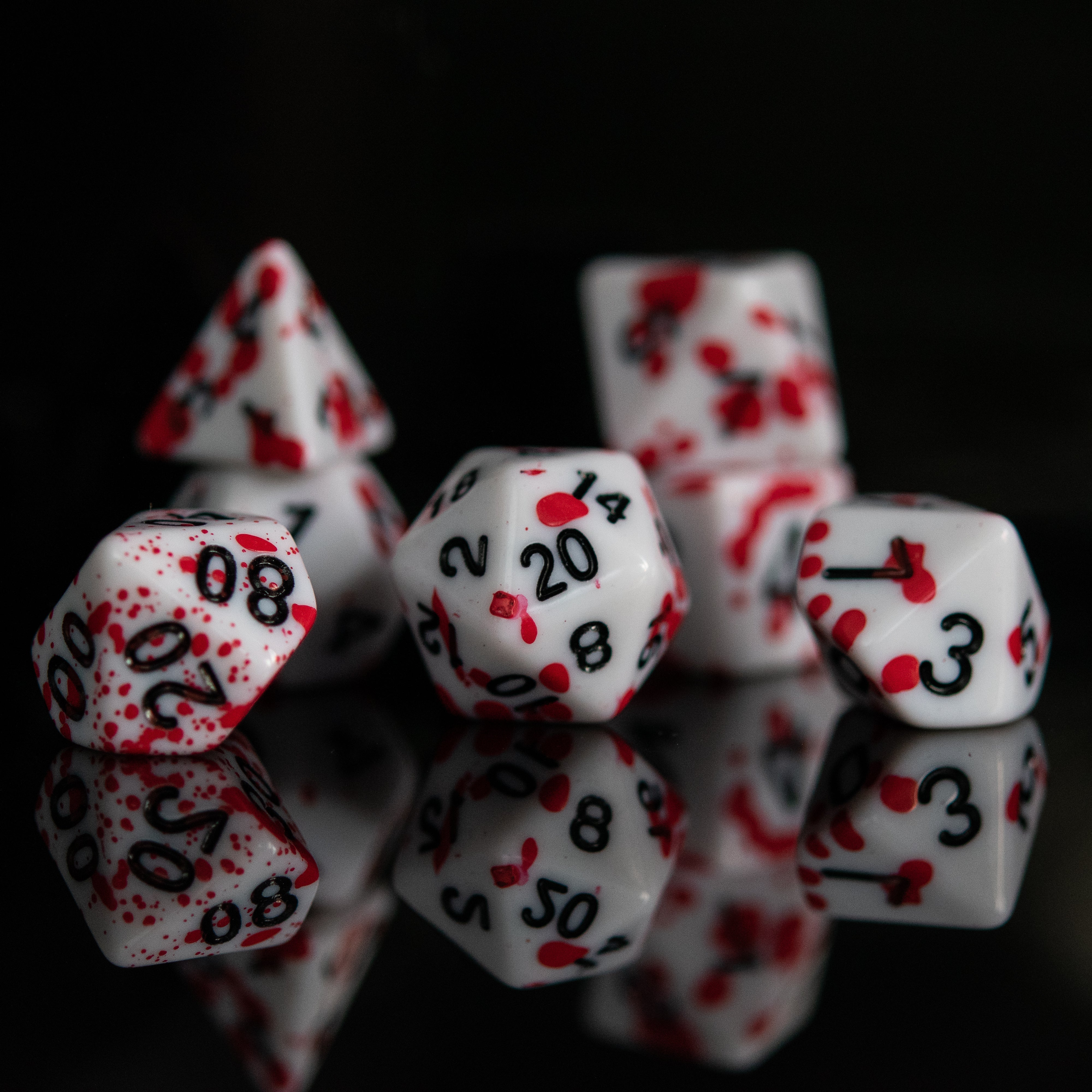 Crystal Lake Acrylic Dice Set (ONLINE ORDER ONLY)