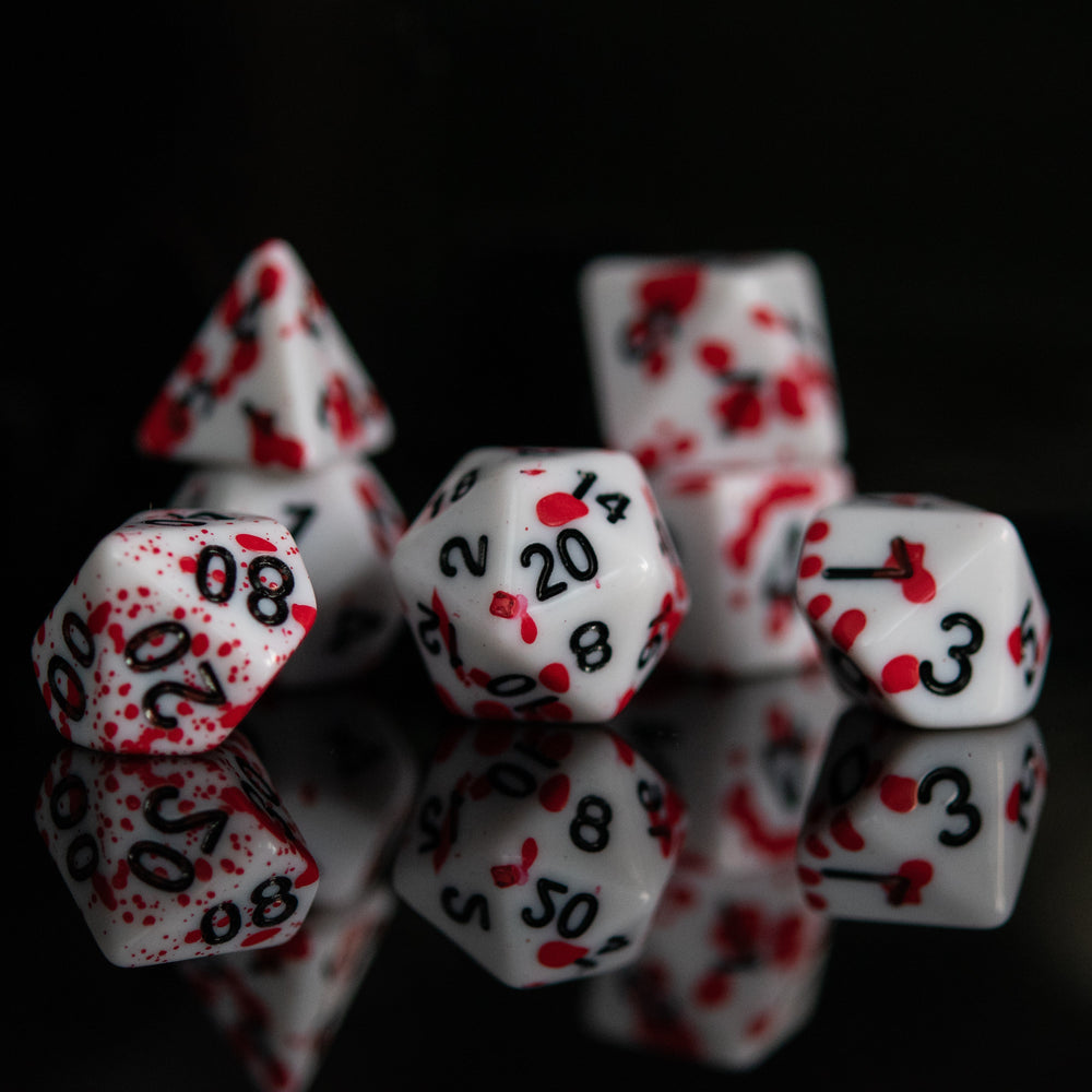 Crystal Lake Acrylic Dice Set (ONLINE ORDER ONLY)