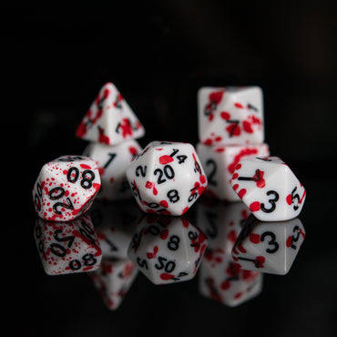Crystal Lake Acrylic Dice Set (ONLINE ORDER ONLY)