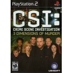 CSI 3 Dimensions Of Murder - PlayStation 2 (Online Order Only)