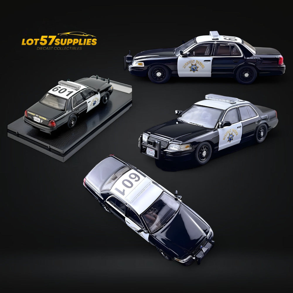 Rollin Ford Crown Victoria California State Police Car 1:64 (ONLINE ORDER ONLY)