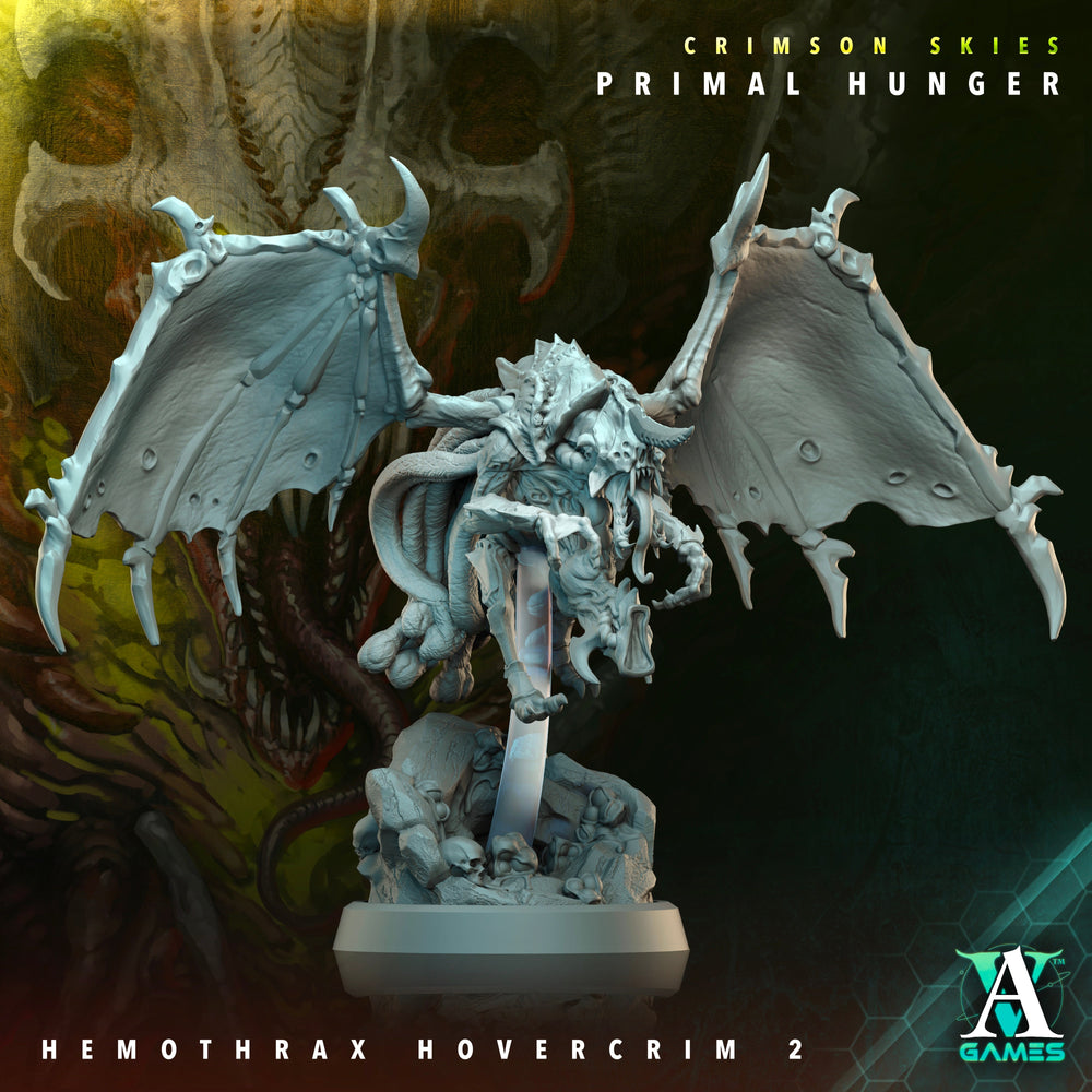 3D Printed Archvillain Games Crimson Skies Primal Hunger - Hemothrax Hovercrim 28mm 32mm D&D (Online Only)