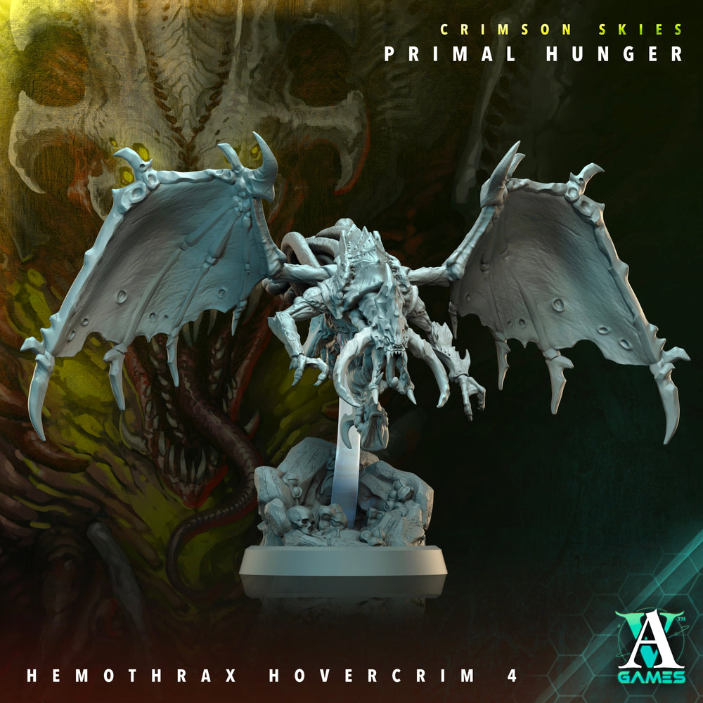 3D Printed Archvillain Games Crimson Skies Primal Hunger - Hemothrax Hovercrim 28mm 32mm D&D (Online Only)