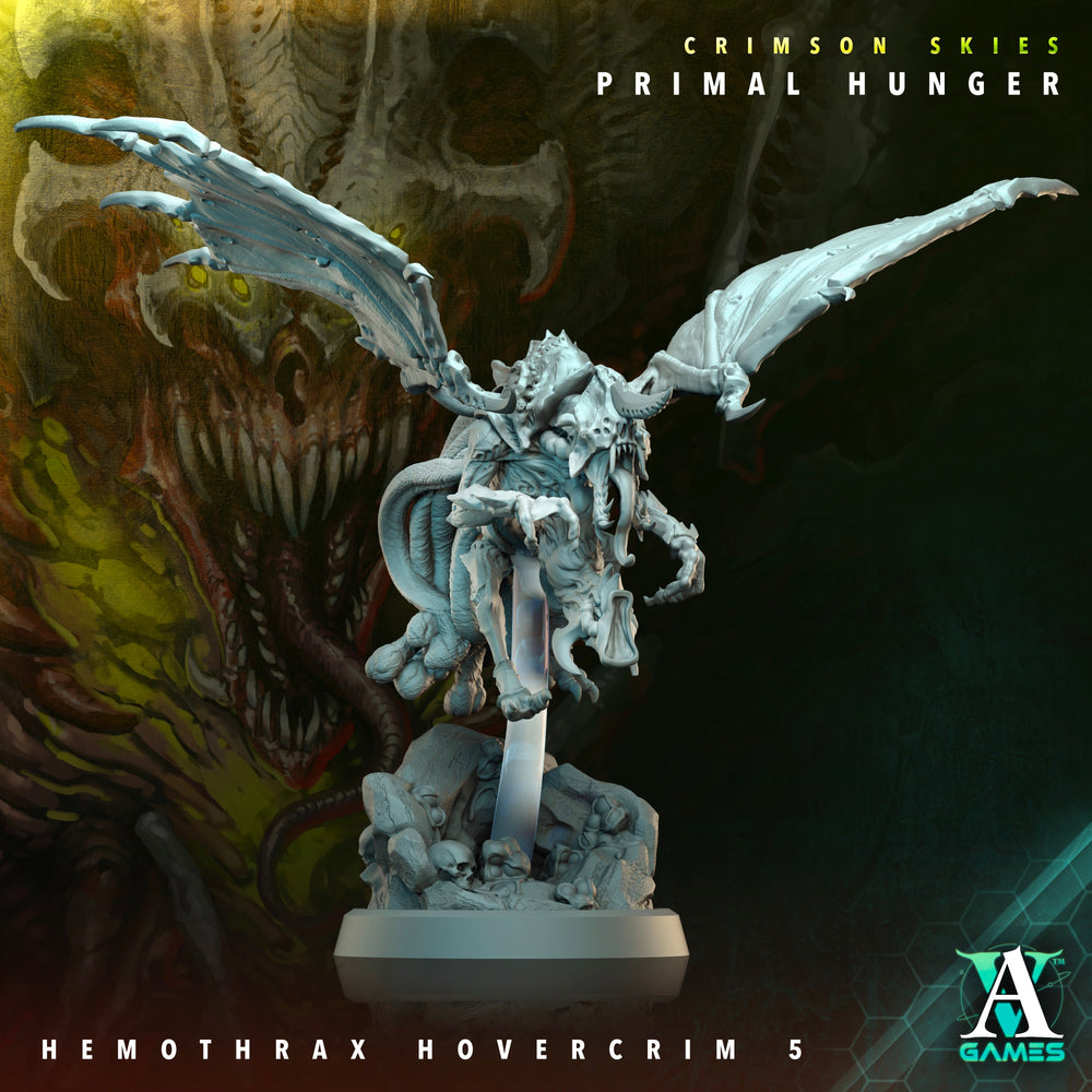 3D Printed Archvillain Games Crimson Skies Primal Hunger - Hemothrax Hovercrim 28mm 32mm D&D (Online Only)