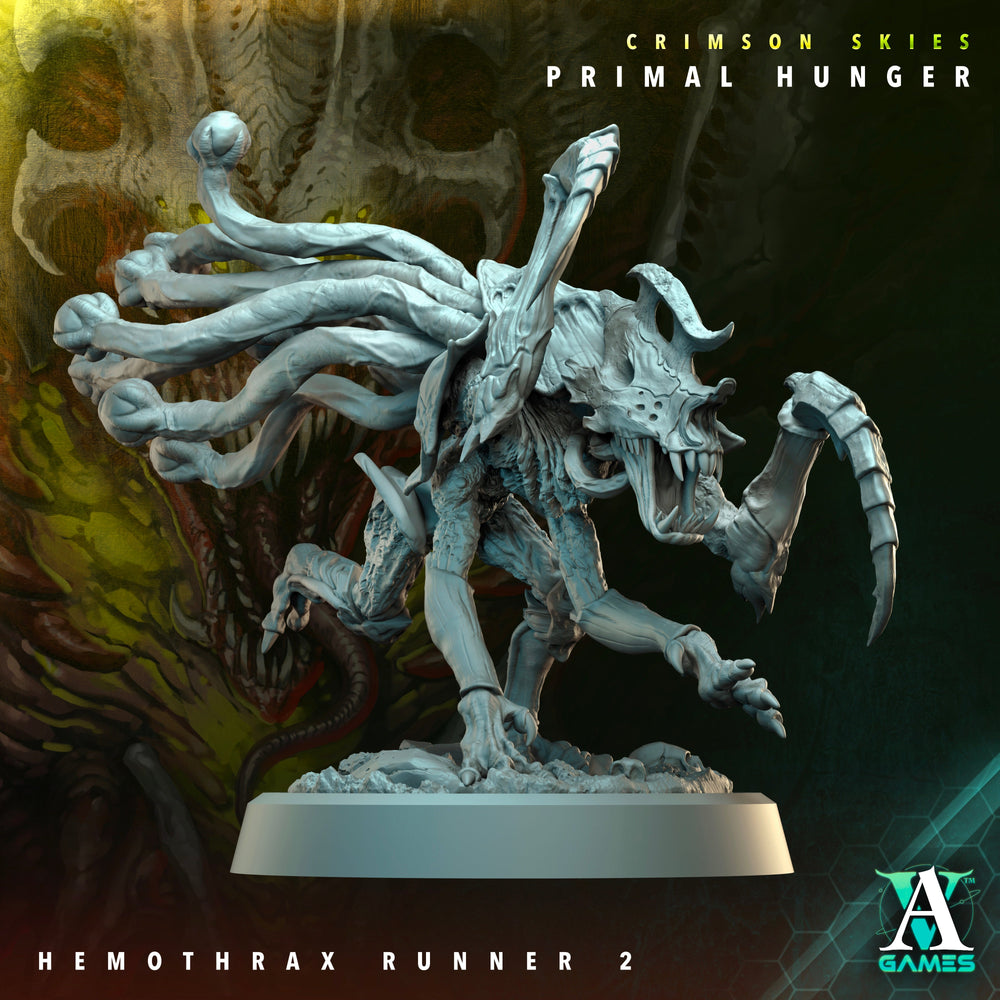 3D Printed Archvillain Games Crimson Skies Primal Hunger - Hemothrax Runner 28mm 32mm D&D (Online Only)