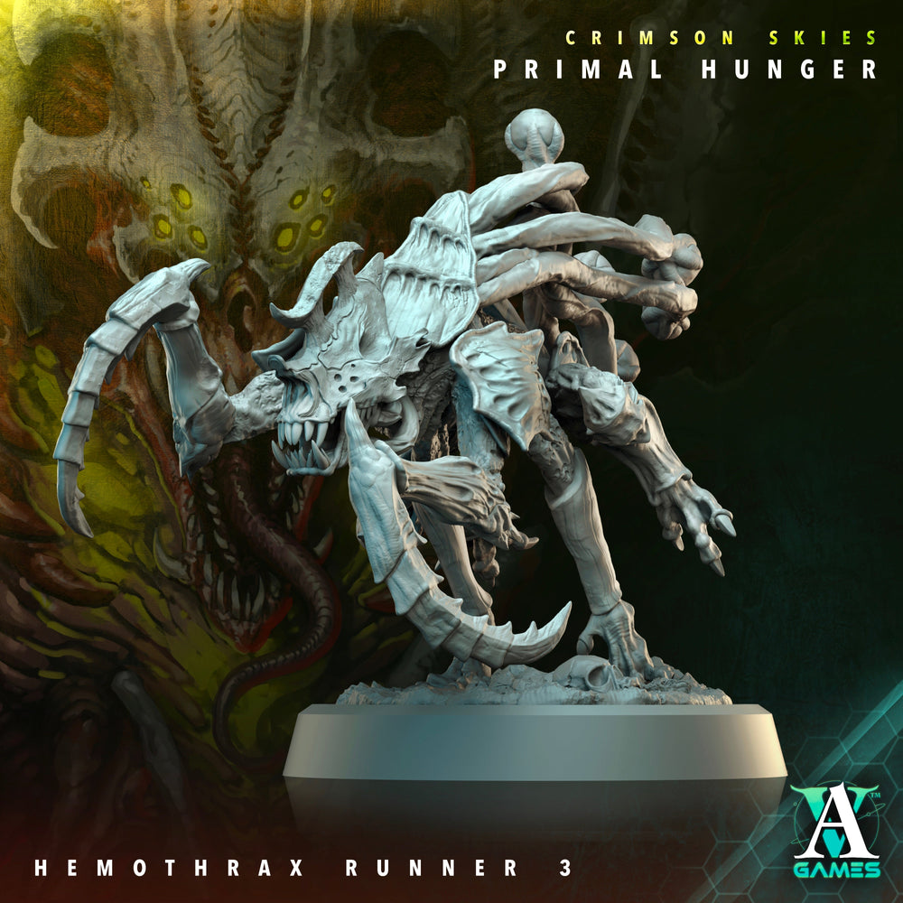 3D Printed Archvillain Games Crimson Skies Primal Hunger - Hemothrax Runner 28mm 32mm D&D (Online Only)
