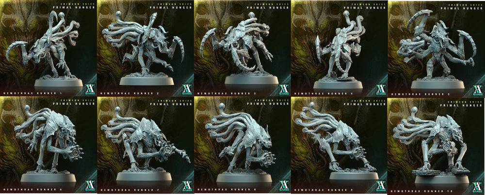 3D Printed Archvillain Games Crimson Skies Primal Hunger - Hemothrax Runner 28mm 32mm D&D (Online Only)