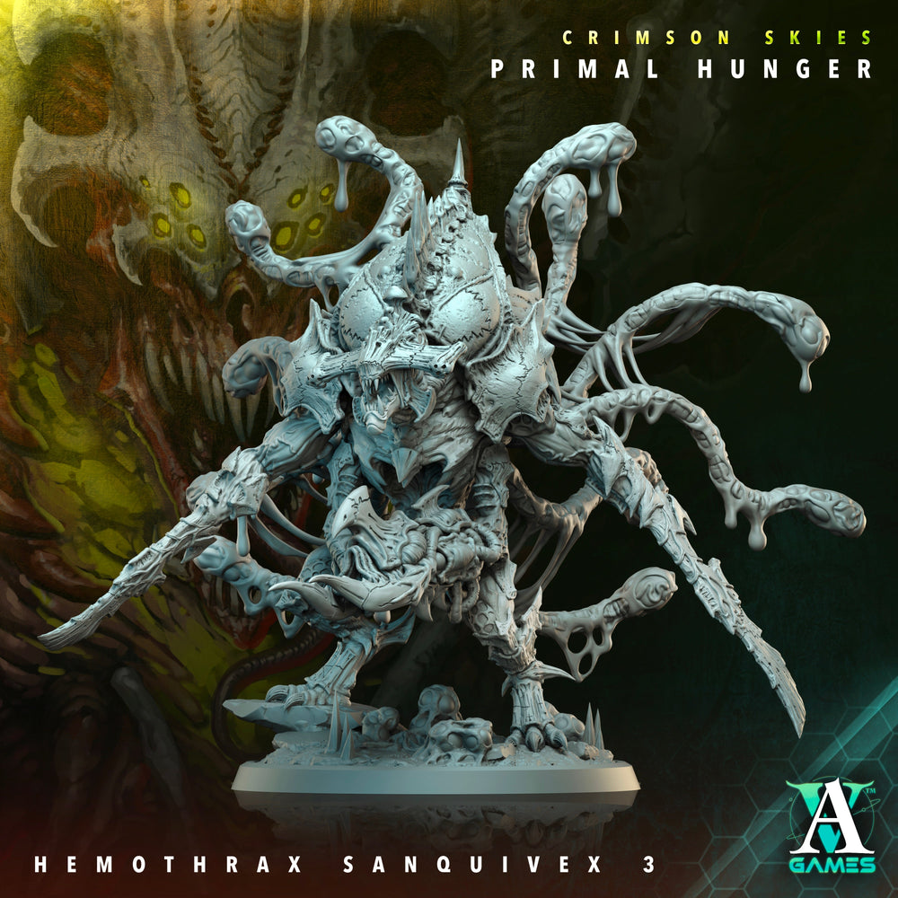 3D Printed Archvillain Games Crimson Skies Primal Hunger - Hemothrax Sanquivex 28mm 32mm D&D (Online Only)