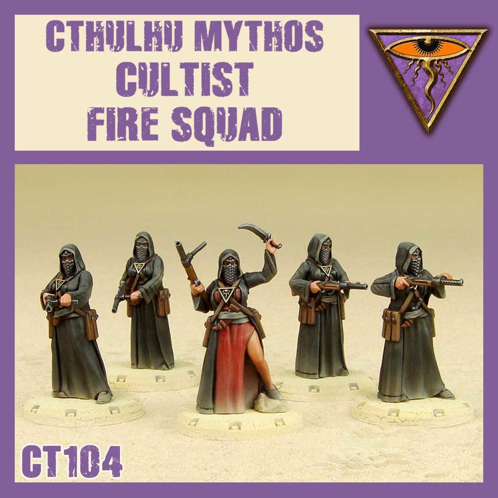 DUST 1947: Mythos Cultist Fire Squad (ONLINE ORDER ONLY)