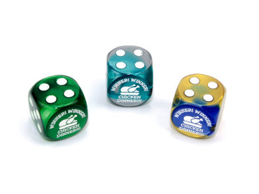 Winner Winner Chicken Dinner d6 (Sold per die) Pipped Dice 16mm (Online Only)