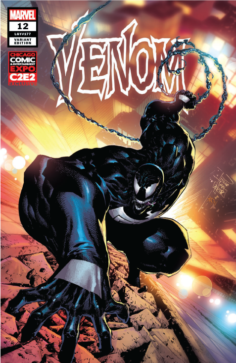 VENOM #12 UNKNOWN COMIC BOOKS TAN C2E2 CONVENTION EXCLUSIVE 3/27/2019 (ONLINE ORDER ONLY)