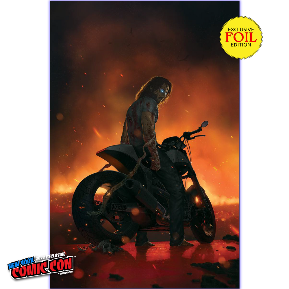 [FOIL] BRZRKR PEN & INK #1 (MR) RAZZAH (616) EXCLUSIVE NYCC FOIL CVR B VIRGIN VAR (10/25/2023) (ONLINE ORDER ONLY)