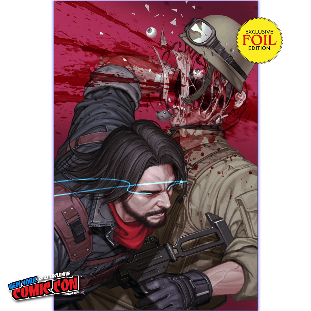 [FOIL] BRZRKR PEN & INK #1 (MR) INHYUK LEE (616) EXCLUSIVE NYCC VIRGIN VAR (10/25/2023) (ONLINE ORDER ONLY)