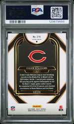 Graded 2024 Panini Select Caleb Williams #216 Red & Blue Shock Rookie RC Football Card PSA 10 Gem Mint (ONLINE ORDER ONLY)