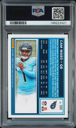 Graded 2025 Panini Donruss Cam Ward #350 Rookie RC Football Card PSA 10 Gem Mint