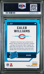 Graded 2024 Panini Donruss Caleb Williams #327 Optic Preview Red Wave Rookie RC Football Card PSA 10 Gem Mint (ONLINE ORDER ONLY)