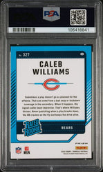 Graded 2024 Panini Donruss Caleb Williams #327 Optic Preview Red & Green Rookie RC Football Card PSA 10 Gem Mint (ONLINE ORDER ONLY)