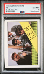 1985 WONDER BREAD ROCK STARS R.E.M. ROCK STARS # - PSA 8 (Online Order Only)
