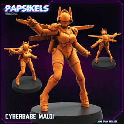 3D Printed Cyberbabe Set JUNE 2024 TRIBES - CYBERPUNK 28mm 32mm (Online Only)