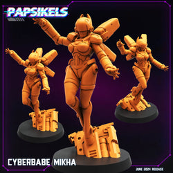 3D Printed Cyberbabe Set JUNE 2024 TRIBES - CYBERPUNK 28mm 32mm (Online Only)