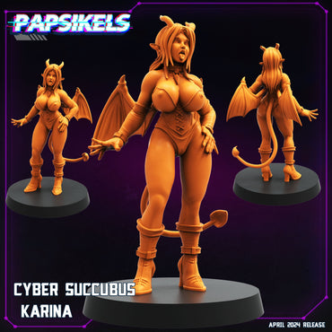 3D Printed Papsikels Cyber Succubis Set 28mm 32mm (Online Only)