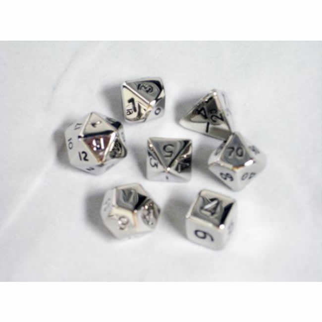 CYC02035 Chrome 12mm Dwarven Stones (7) Crystal Caste (ONLINE ORDER ONLY)