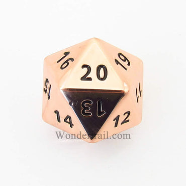 CYC02152 Copper Color Metal Die Black Numbers D20 33mm Pack of 1 (ONLINE ORDER ONLY)