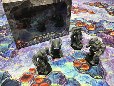 Battletech: ForcePack - Gray Death Legion Heavy Battle Lance (ONLINE ORDER ONLY)