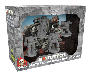 Battletech: ForcePack - Gray Death Legion Heavy Battle Lance (ONLINE ORDER ONLY)