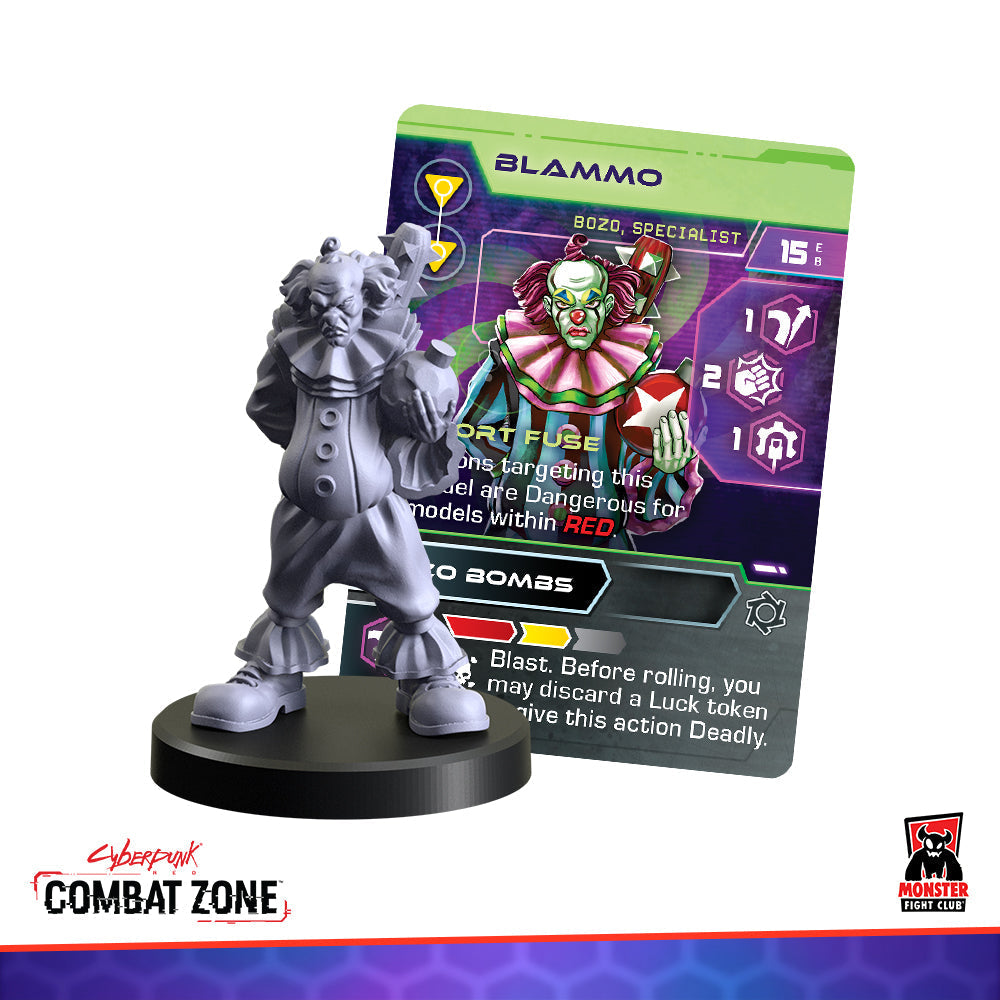 Cyberpunk Red Combat Zone: Bozos Starter Gang (ONLINE ORDER ONLY)