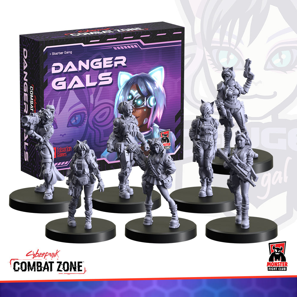 Cyberpunk Red Combat Zone: Danger Gals Starter Gang (ONLINE ORDER ONLY)