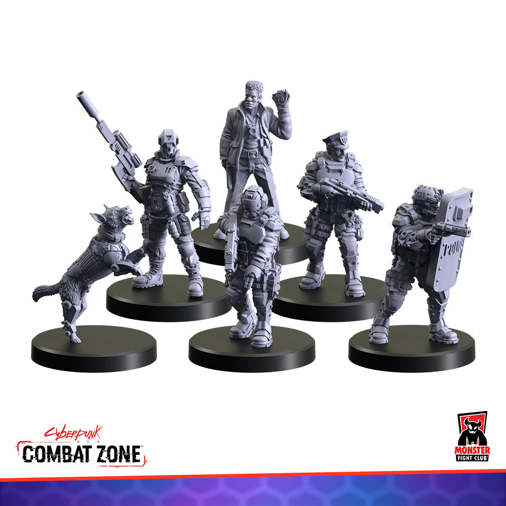 Cyberpunk Red Combat Zone: Lawmen Starter Gang (ONLINE ORDER ONLY)