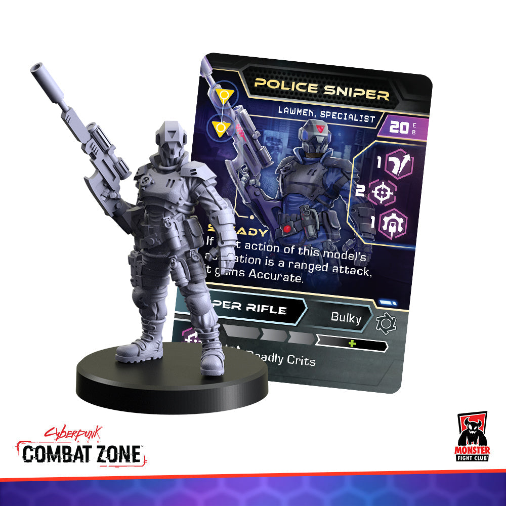 Cyberpunk Red Combat Zone: Lawmen Starter Gang (ONLINE ORDER ONLY)