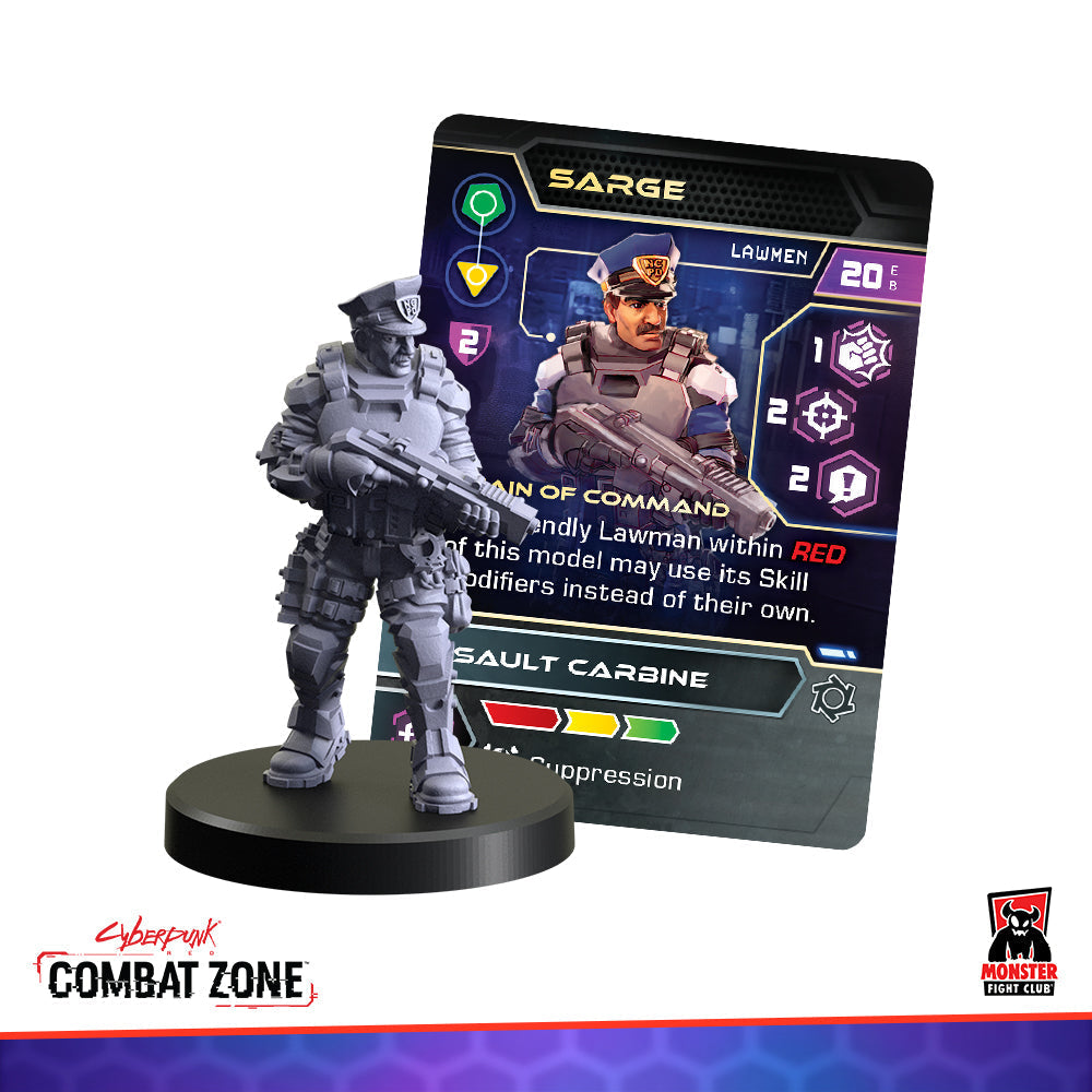 Cyberpunk Red Combat Zone: Lawmen Starter Gang (ONLINE ORDER ONLY)