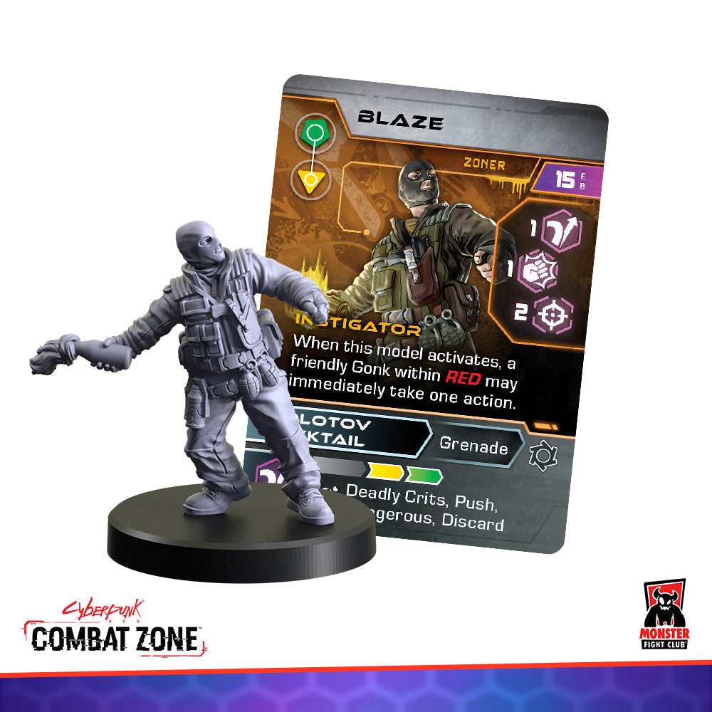 Cyberpunk Red Combat Zone: Zoners Starter Gang (ONLINE ORDER ONLY)