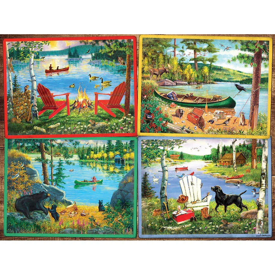 Cabin Country 275 Large Piece Jigsaw Puzzle Cobble Hill (ONLINE ORDER ONLY)