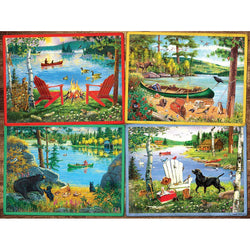 Cabin Country 275 Large Piece Jigsaw Puzzle Cobble Hill (ONLINE ORDER ONLY)