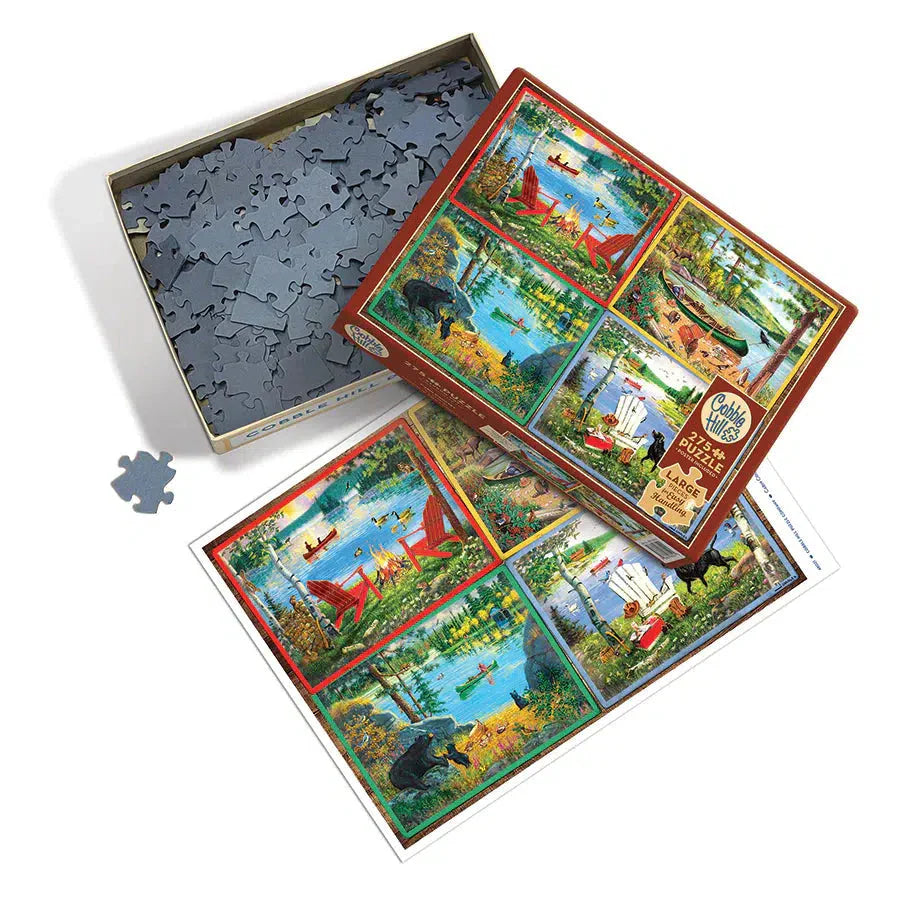 Cabin Country 275 Large Piece Jigsaw Puzzle Cobble Hill (ONLINE ORDER ONLY)