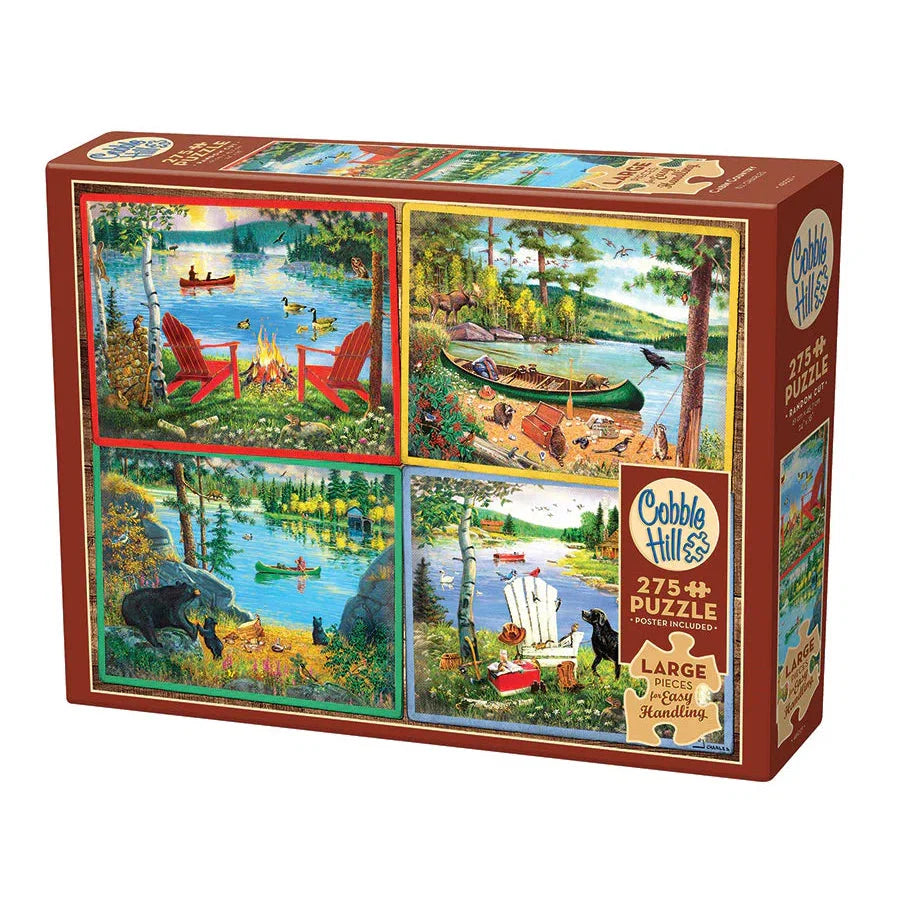 Cabin Country 275 Large Piece Jigsaw Puzzle Cobble Hill (ONLINE ORDER ONLY)